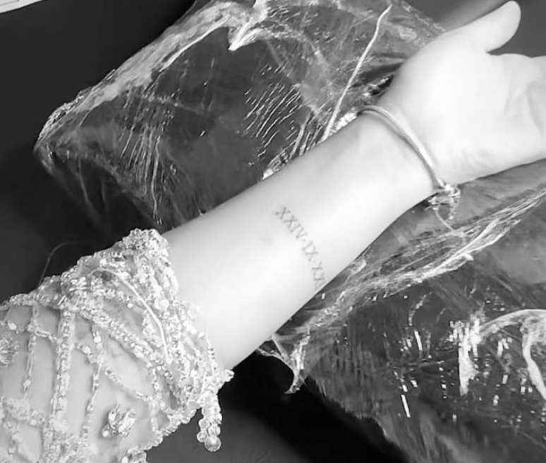 Data de nascimento de Lucca, filho de Deniziane.