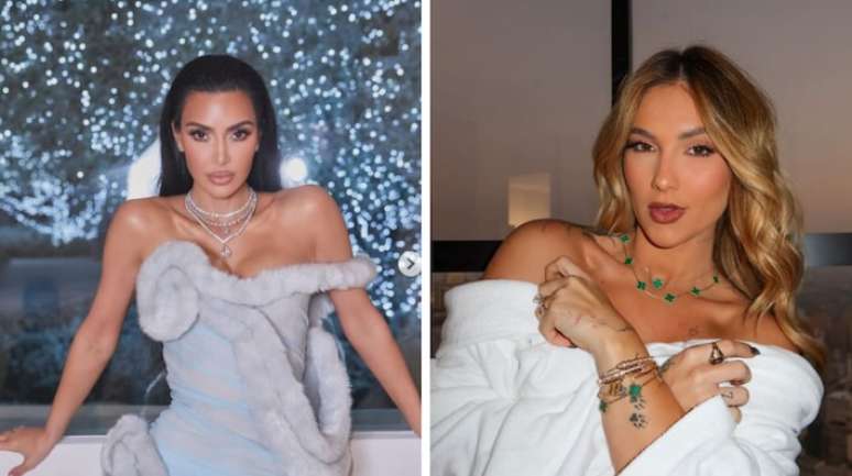 Kim Kardashian e Virgínia Fonseca realizaram o procedimento estético Morpheus.