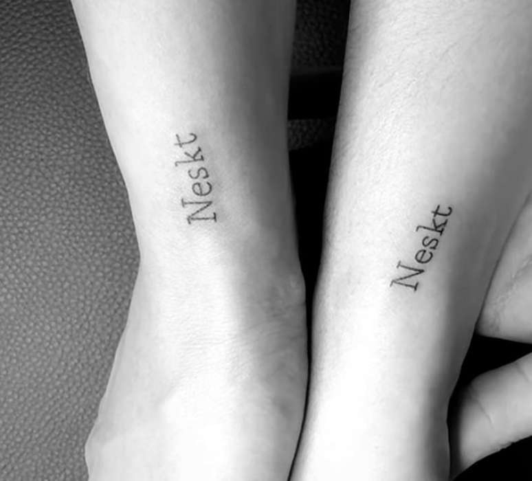 Apelido da irm&atilde; de Deniziane.