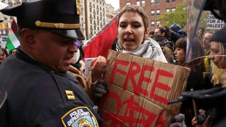 Protesto em Nova York