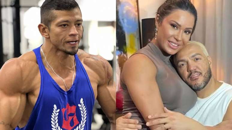 Personal trainer Gilson de Oliveira, Gracyanne e Belo