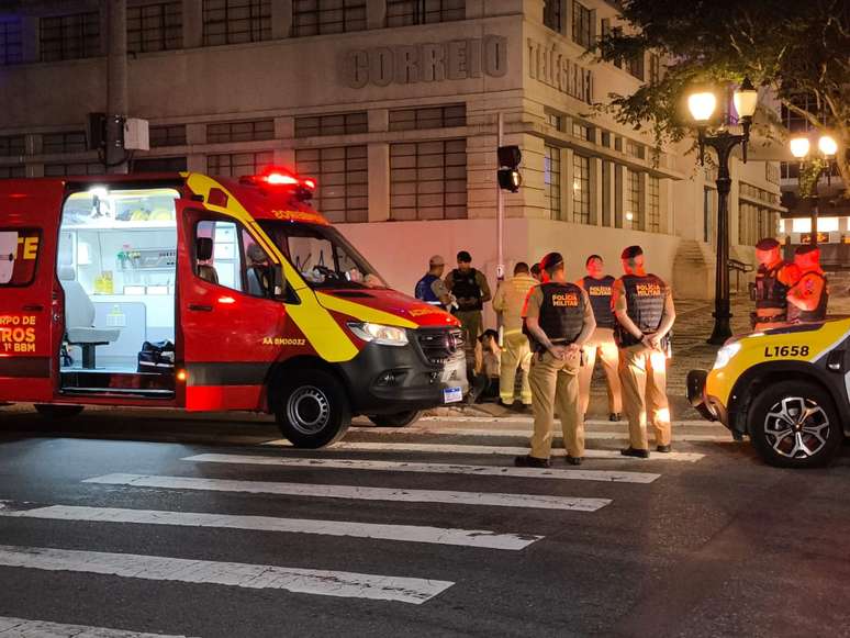 Homem disse ter sido vítima de um assalto –