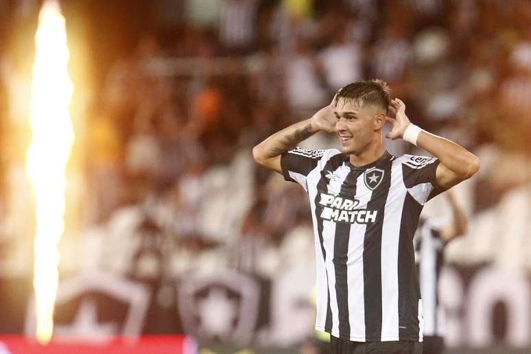 Ponte comemora gol pelo Botafogo (Vítor Silva/Botafogo)