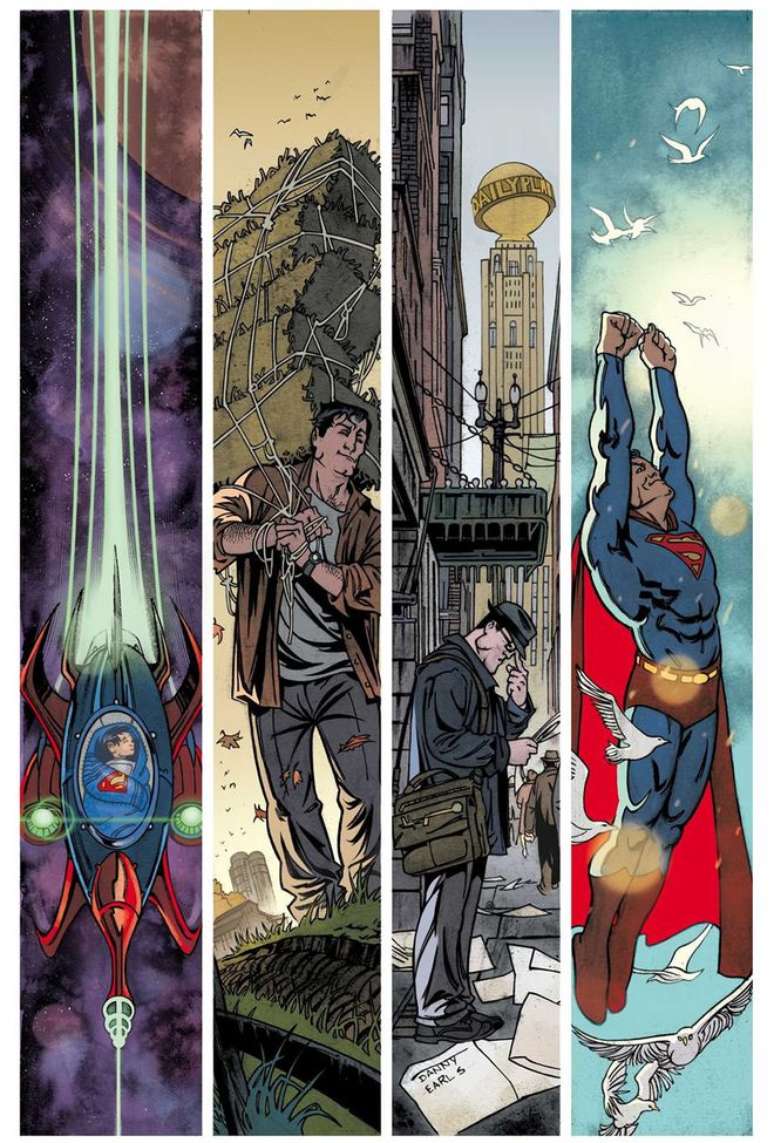 A origem do Superman publicada em 2024 (Imagem: Reprodução/DC Comics)