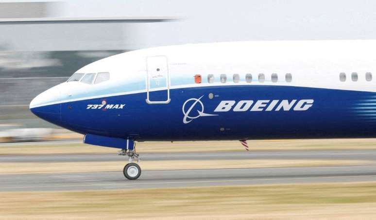 Aeronave Boeing 737 Max durante exibição no Farnborough International Airshow, em Farnborough, Reino Unido]
20/07/2022
REUTERS/Peter Cziborra