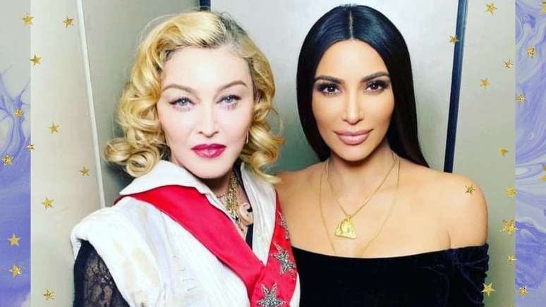 Kim Kardashian revela intera&ccedil;&atilde;o hil&aacute;ria com Madonna durante a inf&acirc;ncia