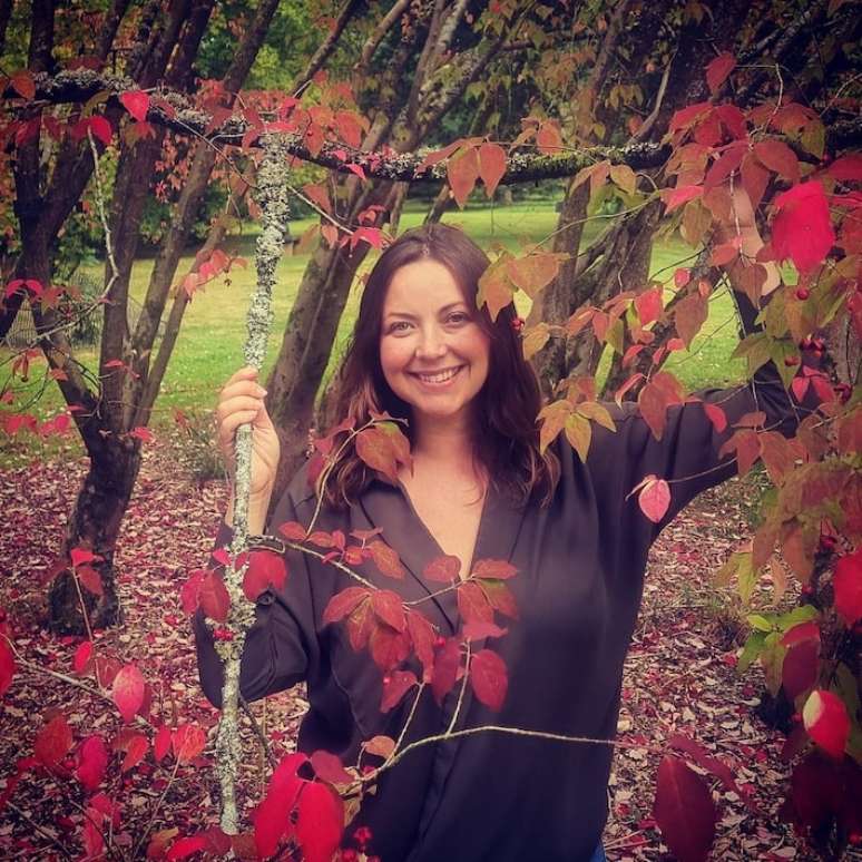 A cantora Charlotte Church em publicação do Instagram em 2021