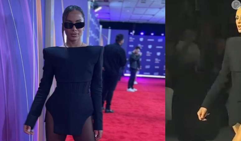 Fashionista!  Anitta wears a high-fashion dress at a Latin awards ceremony;  look has already been worn by Paris Hilton!  See photos
