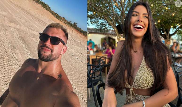 Arthur Picoli e Ivy Moraes estariam vivendo um romance desde o mês passado.