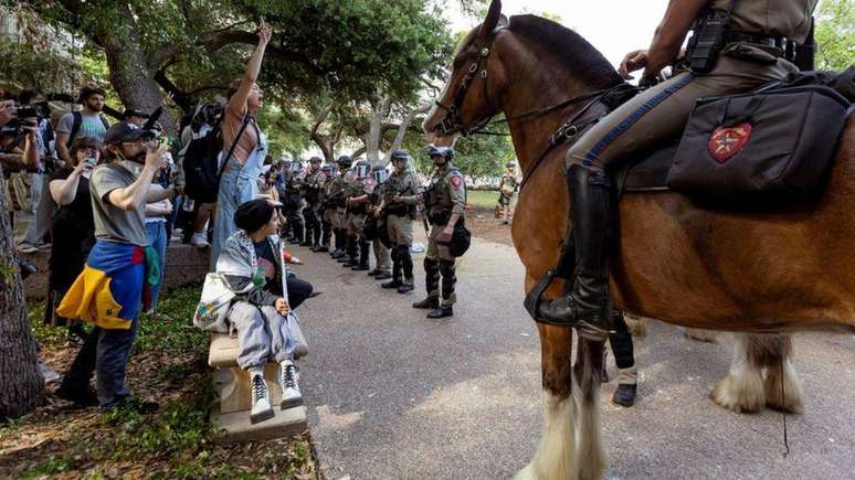 Protestos se espalharam pelos campi das universidades nos EUA