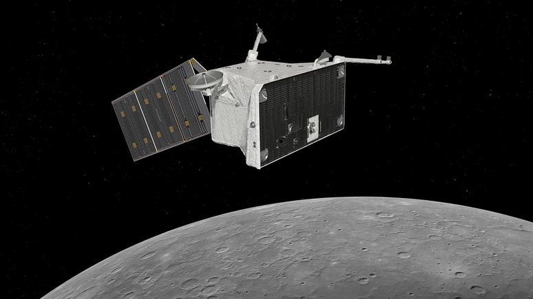A BepiColombo deve fazer sua aproximação final ao planeta Mercúrio em 2025