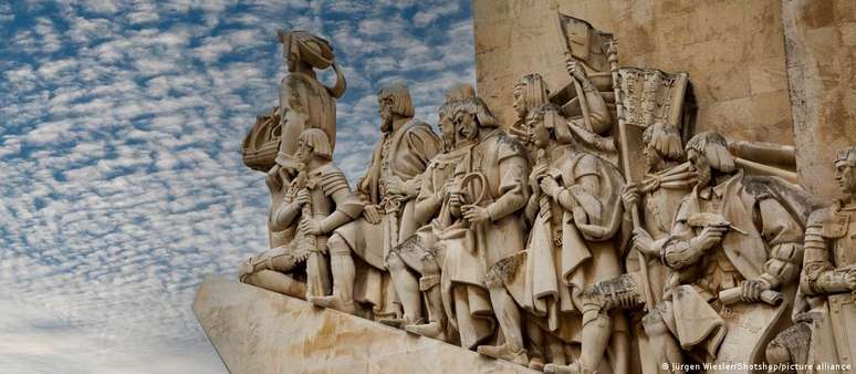 Monumento dos Descobrimentos, em Lisboa: período colonial é glorificado na memória portuguesa