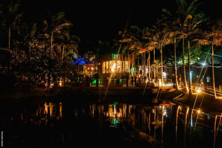 A área externa do Greenvalley é ampla e tem até um lago