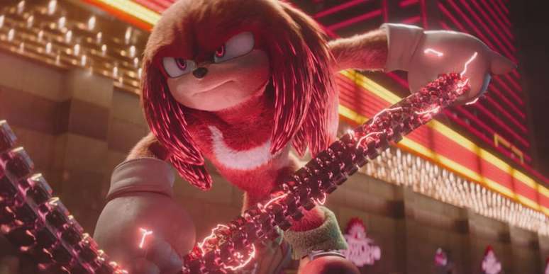 Knuckles is the great protagonist of the story (Image: Disclosure/Paramount+) Knuckles is the great protagonist of the story (Image: Disclosure/Paramount+)