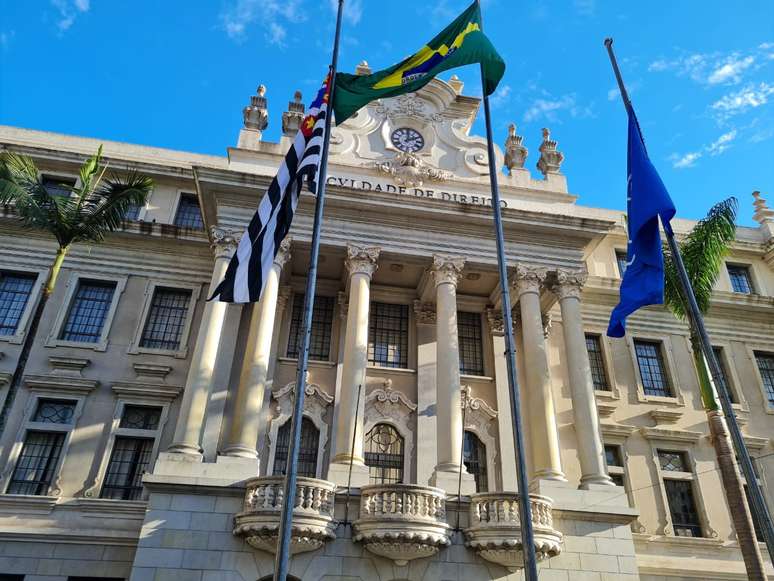 Prédio da Faculdade de Direito da USP. O curso está entre os 50 mais bem avaliados em ranking internacional