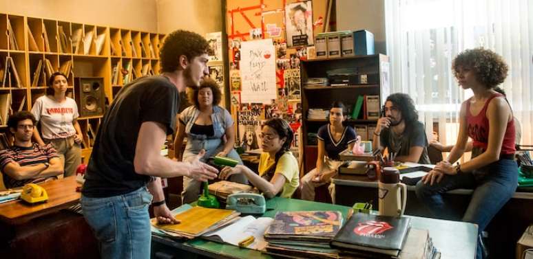 Cena de 'Aumenta que é Rock'n'Roll', em cartaz nos cinemas nacionais.