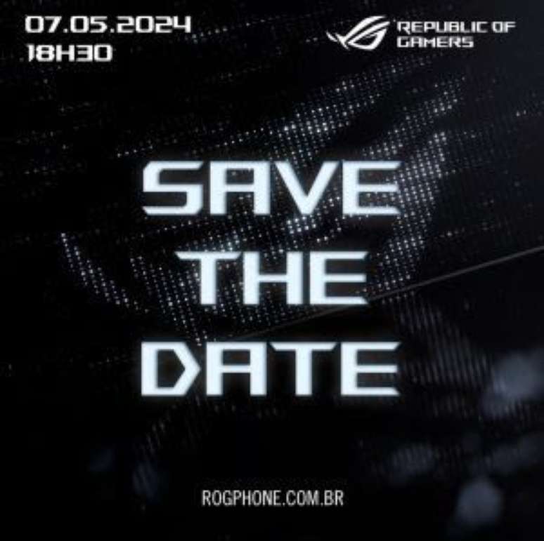 Evento da ASUS marcará lançamento do ROG Phone 8 no Brasil (Imagem: Divulgação/ASUS)