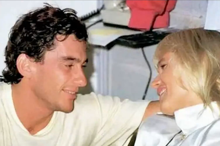 Senna e Xuxa namoraram durante dois anos. (Divulgação/Globo)