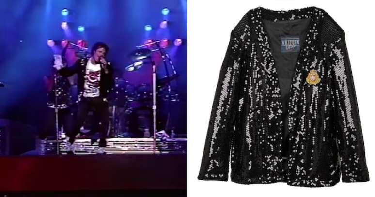 Michael Jackson usa jaqueta lendária durante performance de Billie Jean em 1984; peça vai a leilão Reprodução de Vídeo/YouTube/@ VictoryCampaign84; Julien’s/Divulgação