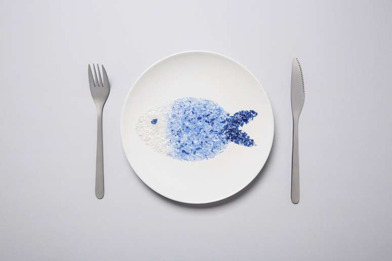 Microplásticos encontrados na comida podem ser levados ao cérebro, diz estudo