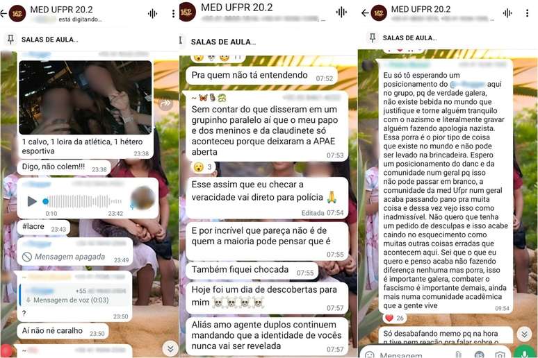 Apologia ao nazismo aconteceu em um grupo do WhatsApp, que reúne estudantes de medicina da UFPR –
