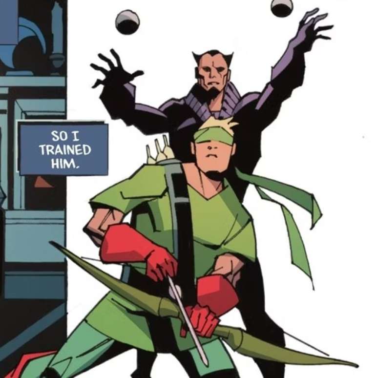 In the new origin, Merlyn sees Oliver Queen as a son (Image: Reproduction/DC Comics) In the new origin, Merlyn sees Oliver Queen as a son (Image: Reproduction/DC Comics)