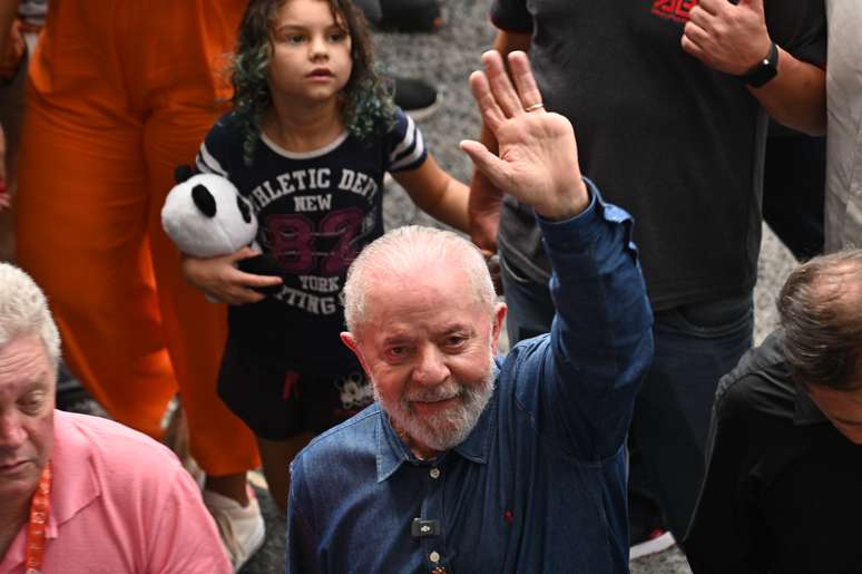 Lula participa de ato no Dia do Trabalho em São Paulo 