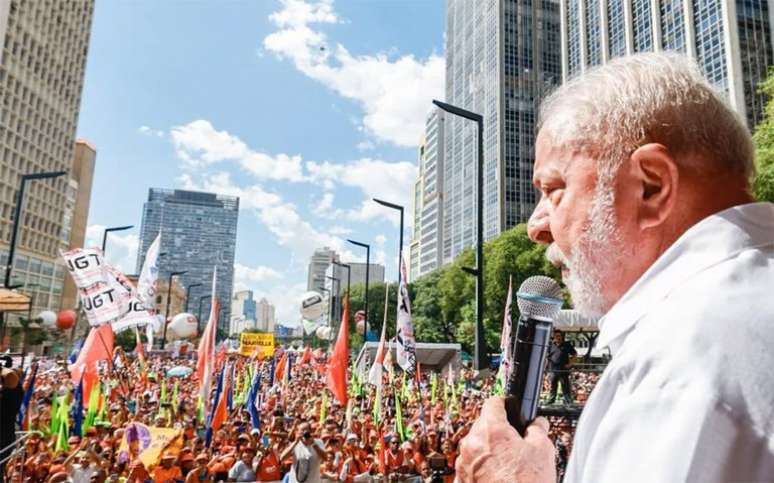 O presidente Luiz Inácio Lula da Silva (PT) mostrou incômodo com a mobilização realizada para o ato do Dia do Trabalho.