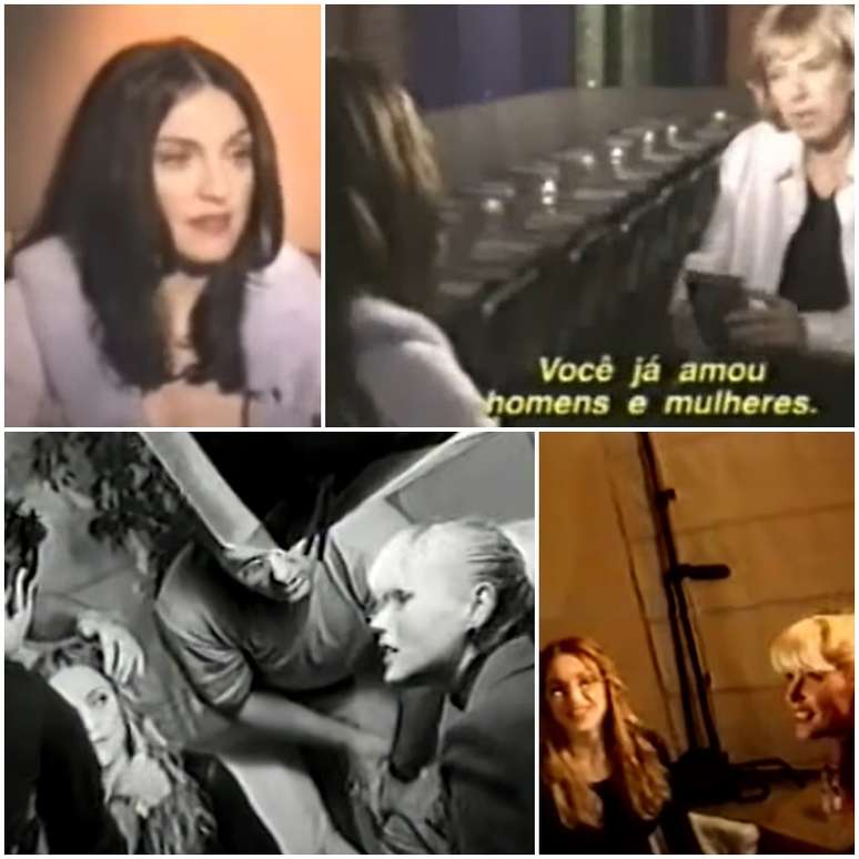 Na fase morena, Madonna não facilitou a vida de Marília Gabriela; com Xuxa, a cantora se mostrou mais simpática e colaborativa