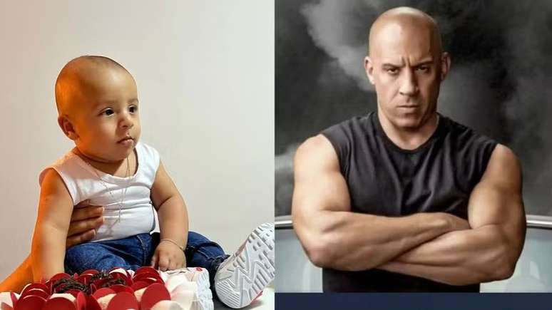Conheça o bebê brasileiro que se parece com o Vin Diesel