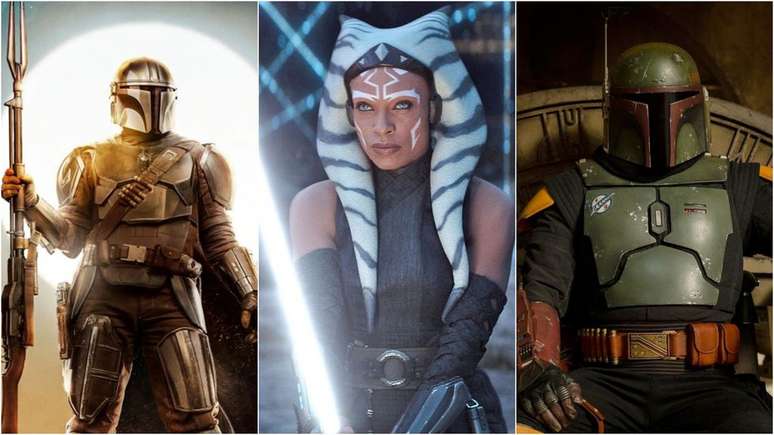 Some of the live action Star Wars series available on Disney+ (Image: Reproduction/Lucasfilm)