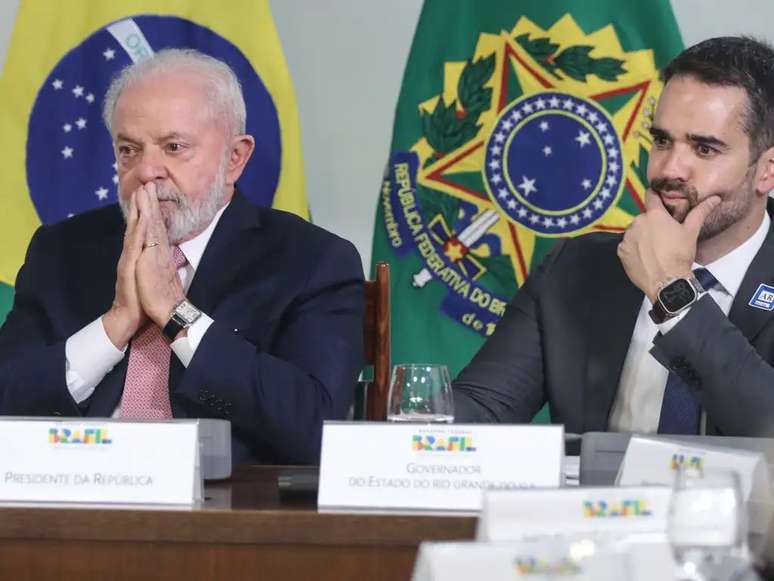 Presidente Lula e o governador do Rio Grande do Sul, Eduardo Leite, se encontram para discutir o enfrentamento às enchentes