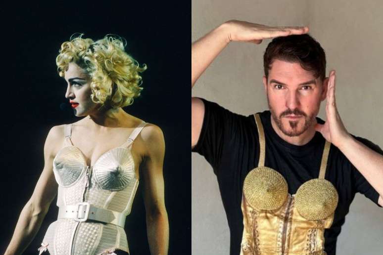 Madonna em Blonde Ambition Tour | Aaron no Instagram