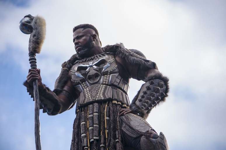 Winston Duke como M'Baku em Pantera Negra: Wakanda Para Sempre (Imagem: Marvel Studios)