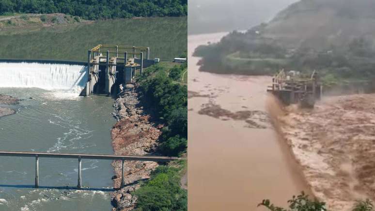 Barragem da Usina Hidrelétrica 14 de Julho se rompeu parcialmente