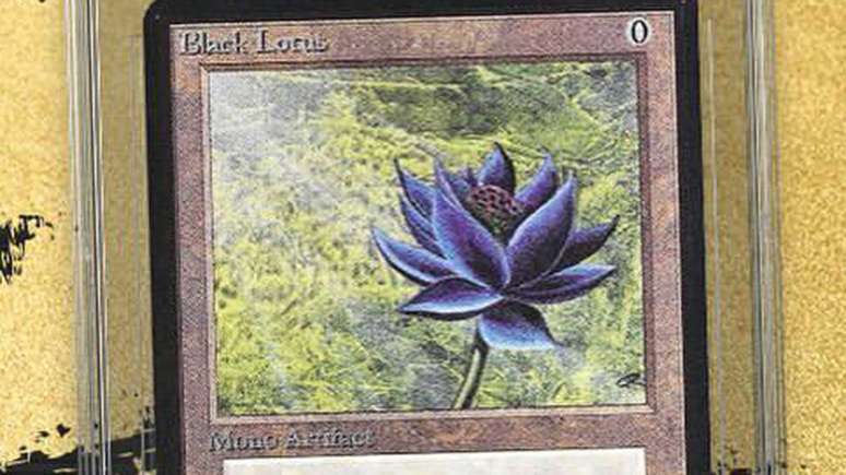 Carta Black Lotus da impressão original do primeiro conjunto de Magic é a mais cara já vendida até hoje