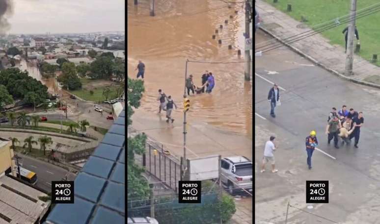Video: Gas station explodes in Porto Alegre while men refuel on boat