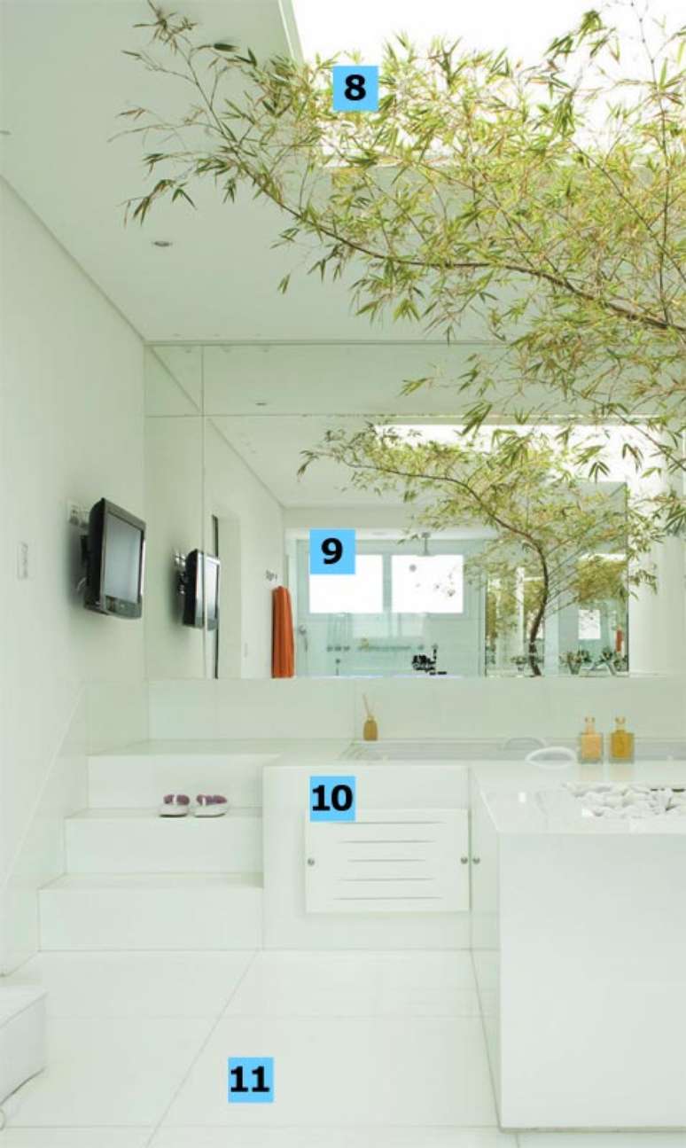 8. A claraboia traz muita luz natural, tornando o espa&ccedil;o mais agrad&aacute;...