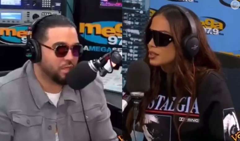 In the can!  Anitta gives a harsh answer to the host after she suggested he work at Playboy and the web reacts: ‘Well done’
