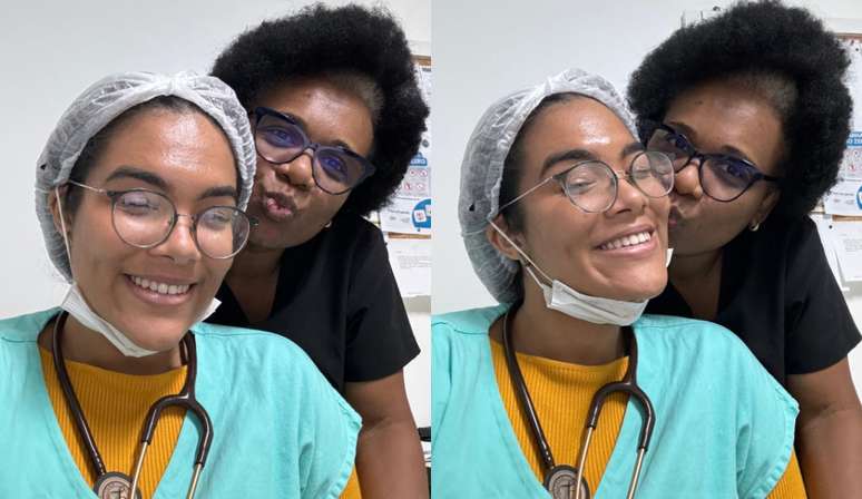 Médica divide plantão com a mãe enfermeira no Recife
