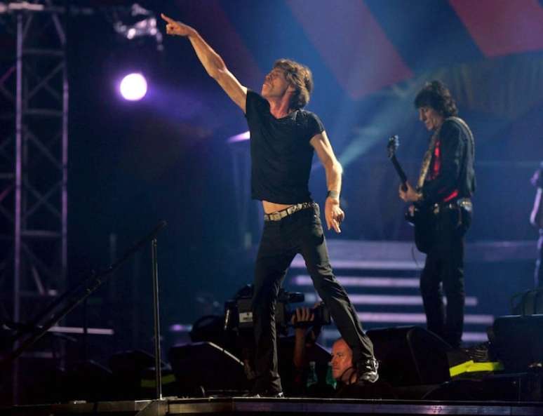 Os Rolling Stones atraíram 1,5 milhão de pessoas para a Praia de Copacabana em 2006.