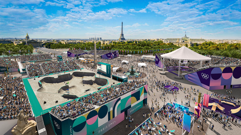Place de La Concorde será palco para diferentes modalidades