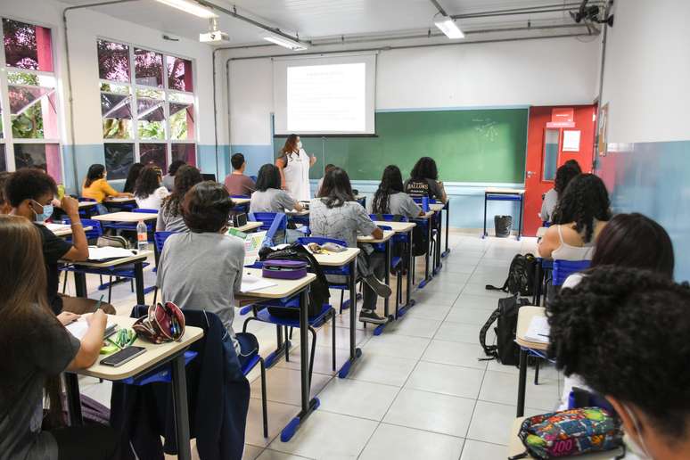 Estudantes da Etec-SP.