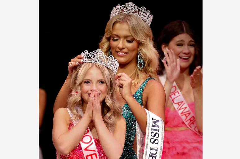 Adolescente americana com síndrome de Down recebe título de Miss Delaware Teen USA 