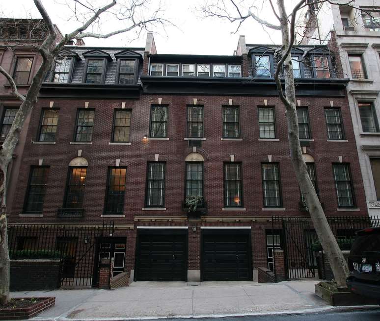 A fachada da casa de Madonna no Upper East Side, em Nova York: imóvel construído em 1901 foi comprado por ela em 2009 por 32,5 milhões de dólares 