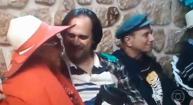 Jos&eacute; Marcos e Regina em clima &iacute;ntimo