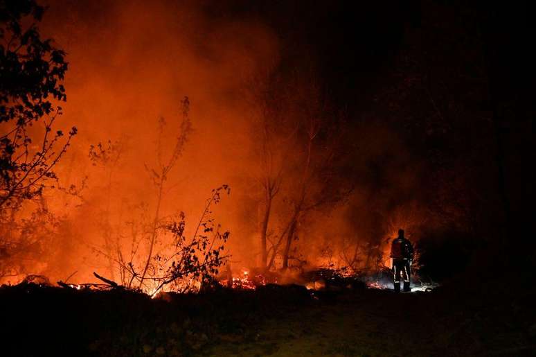 Os incêndios florestais são uma fonte importante de metano poluente