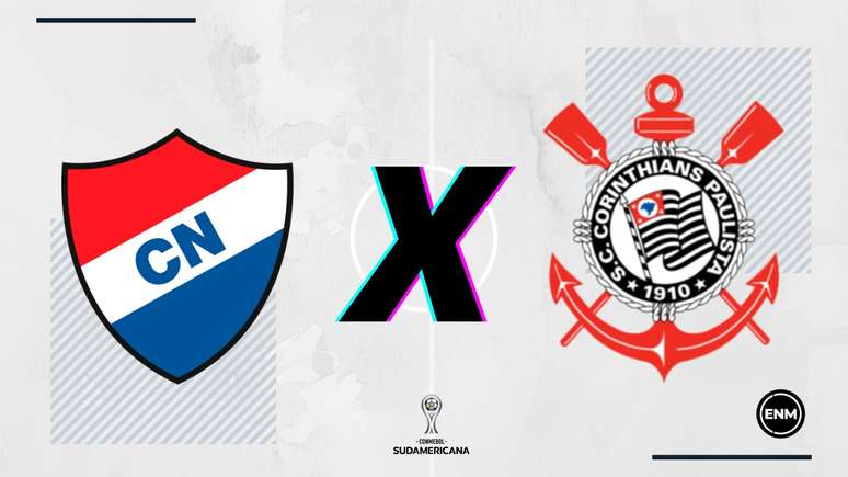 Nacional-PAR x Corinthians: prováveis escalações, desfalques, retrospecto, onde assistir, arbitragem e palpites. (Arte/ENM).