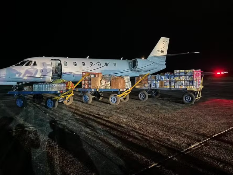 Neymar envia avião com suprimentos para as vítimas no Rio Grande do Sul 