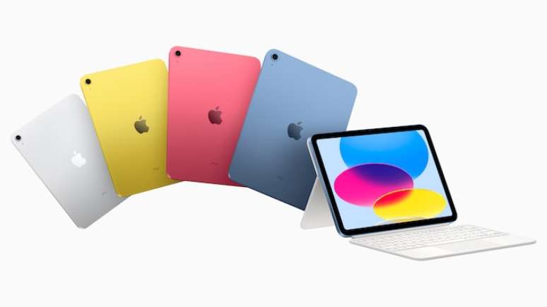 Modelo base do iPad 10, de 64 GB, passou de R$ 4.999 para R$ 3.999 no Brasil